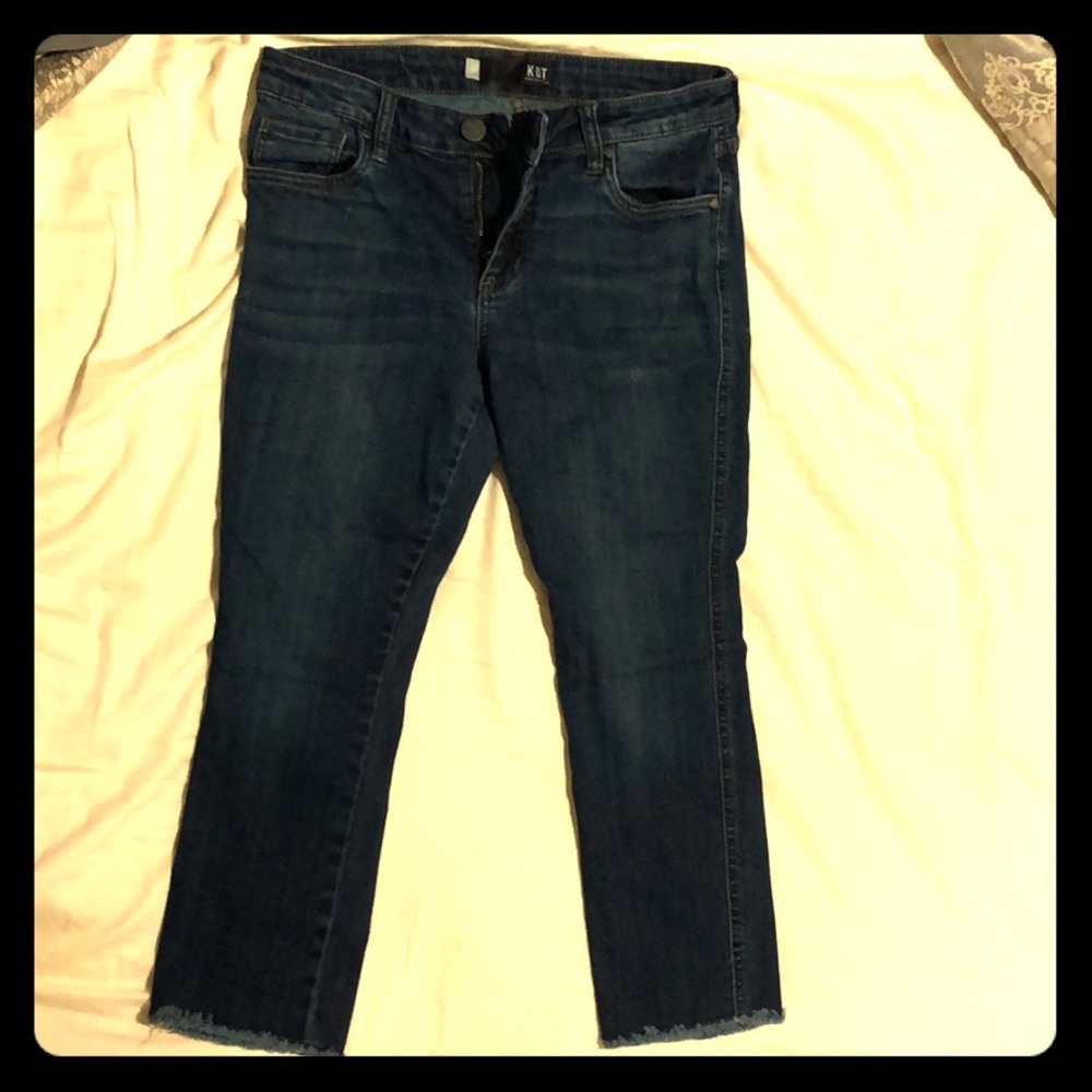Cropped skinny jeans